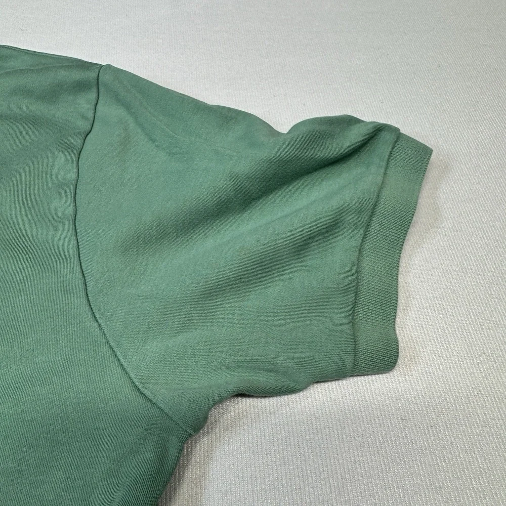 Polo Ralph Lauren Shirt‎ Mens M Medium Light Green 100% Cotton Pink Pony